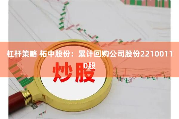 杠杆策略 柘中股份：累计回购公司股份22100110股